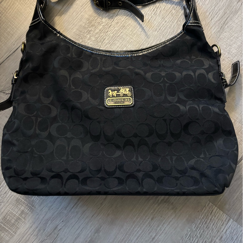 Coach Black Shoulder Bag